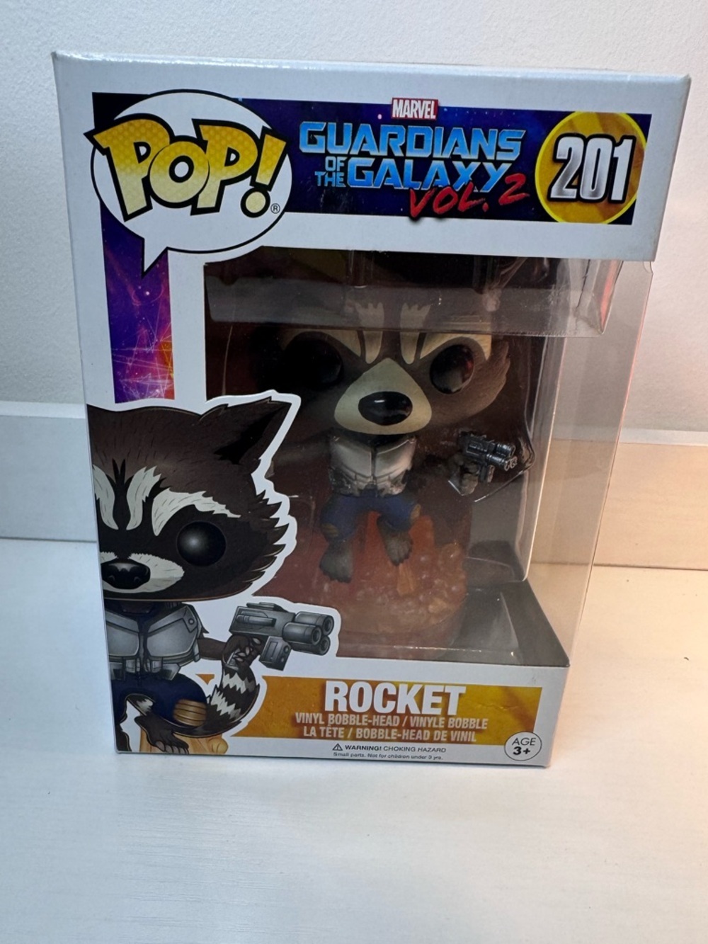 pop Rocket Vinyl Figure - Brown, Orange - Picture 2 of 3